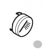 Кнопка-символ для змішувача для душу Hansgrohe ShowerSelect hand shower хром 93573880