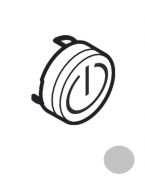 Кнопка-символ для змішувача для ванною Hansgrohe ShowerSelect on/off хром 93579880