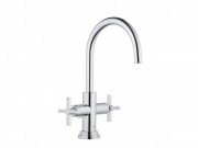 Змішувач для раковини Kludi Nova Fonte Classic двухвентильний хром 201180520