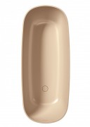 Ванна з штучного каменю Albatros колекції Ethos 170х70 см білий матовий 01ET1FBN