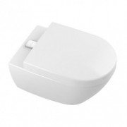 Унитаз подвесной Villeroy&Boch Subway 2.0 ViFresh с открытым смывным краем + Сиденье SoftClosing 5614A1R1 + 9M68S101