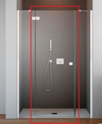 Душові двері Radaway Essenza New DWJS 120 левосторонняя прозоре скло 385031-01-01L