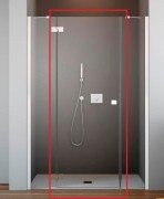 Душові двері Radaway Essenza New DWJS 110 левосторонняя прозоре скло 385030-01-01L