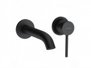 Смеситель для раковины Kludi Bozz однорычажный матовый черный 382443976