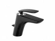 Смеситель для раковины Kludi Balance однорычажный черный матовый/хром 520238775