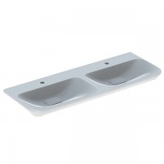 Раковина для ванной Geberit myDay двойная санфарфор белый/специальное керамическое покрытие KeraTect 135430600