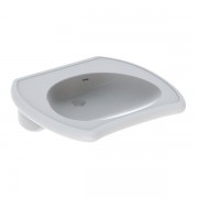 Раковина для ванної Geberit Vitalis 65 см для осіб з обмеженими можливостями санфарфор білий 121765000