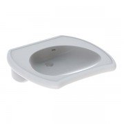 Раковина для ванної Geberit Vitalis 65 см для осіб з обмеженими можливостями санфарфор білий 121765000