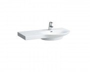 Раковина для ванної Laufen Palace 90х46 см з інтегрованою керамічної полицею зліва H8167010001041