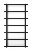 Полотенцесушитель водяной Genesis-Aqua Kioto 100x53 см черный GA-2102