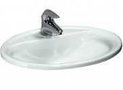 Раковина для ванної Laufen Pro B 56х44 см вбудована зверху білий з покриттям LCC H8139514001041