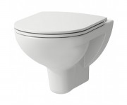 Чаша подвесного унитаза Laufen Pro Rimless 36х56 см с сиденьем и крышкой белый H8669510000001