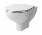 Чаша подвесного унитаза Laufen Pro Rimless 36х56 см с сиденьем и крышкой белый H8669510000001