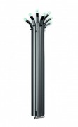 Рушникосушка  водяна Genesis-Aqua Palm 160x30 см чорний 3701
