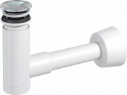 Сифон для раковини Prevex EasyClean телескопічний click-clack d40 пластик хром 1512426