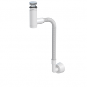 Сифон для раковины Prevex EasyClean телескопический click-clack  с гофрой 32/40 1532403