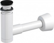 Сифон для раковини Prevex EasyClean телескопічний click-clack d40 метал чорний 1512419