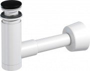 Сифон для раковины Prevex EasyClean телескопический click-clack d40 металл черный 1512419