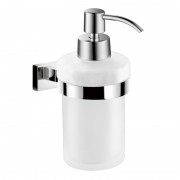 Дозатор для жидкого мыла Imprese Valtice настенный матовое стекло/хром 170320