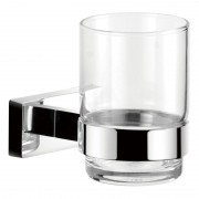 Cтакан для зубних щіток Imprese Valtice хром/скло 120320