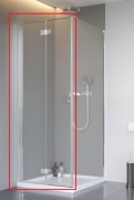 Душевые двери Radaway Nes 8 KDJ B 90 левосторонние хром/прозрачное стекло 10075090-01-01L