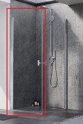 Душевые двери Radaway Nes 8 KDD I 90 левосторонние хром/прозрачное стекло 10071090-01-01L