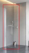 Душевые двери Radaway Nes 8 KDJ I 90 левосторонние хром/прозрачное стекло 10072090-01-01L