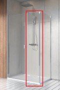 Стінка душова фронтальна Radaway Nes 8 KDS I 52,8 см хром/прозоре скло 10073114-01-01