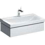 Тумба для раковины Geberit Xeno² с одним выдвижным ящиком ДСП белый/высокоглянцевое покрытие 500.508.01.1