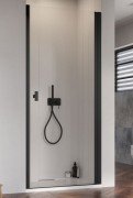Душові двері Radaway Nes 8 Black DWJ I 90 правосторонні чорний/прозоре скло 10076090-54-01R