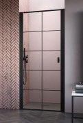 Душевые двери Radaway Nes 8 Black DWJ I Factory 70 левосторонние черный/стекло Factory 10076070-54-55L