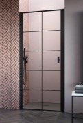 Душевые двери Radaway Nes 8 Black DWJ I Factory 80 левосторонние черный/стекло Factory 10076080-54-55L