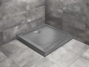 Душовий піддон Radaway Doros C Compact Stone Anthracite 100х100 під камінь акрил антрацит SDRC1010-05-64S