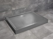Душовий піддон Radaway Doros D Compact Stone Anthracite 110х80 під камінь акрил антрацит SDRD1180-05-64S