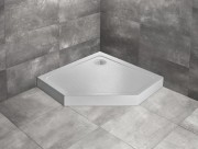 Душевой поддон Radaway Doros PT Compact Stone White 80х80 под камень акрил белый SDRPT8080-05-04S