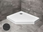 Душевой поддон Radaway Doros PT E Compact Stone Anthracite 100х80 левосторонний под камень акрил антрацит SDRPTP1080-05-64SL