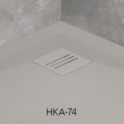 Решітка для душового піддону Radaway Kyntos декоративна сталева цемент HKA-74