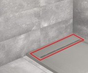 Декоративна кришка для душового піддону Radaway Teos литтєвий мармур цемент HT70-74