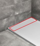 Декоративна кришка для душового піддону Radaway Teos литтєвий мармур білий HT100-04