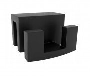 Вешалка для беспрофильных душевых кабин Radaway черный WR-054