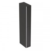 Пенал подвесной Geberit Acanto 22х173 см с двумя выдвижными ящиками-карго ДСП лава матовый/глянцевое стекло 500.638.JK.2