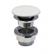 Донный клапан для раковины Catalano с керамической накладкой глянцевый белый 5POSLBL