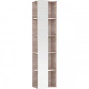 Стелаж для ванної кімнати Geberit Citterio з дзеркалом ДСП бежевий дуб/меламін деревна структура 500.569.JI.1