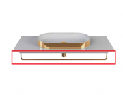 Полотенцедержатель для раковини Catalano Horizon 125 см золото 5PPC125DO