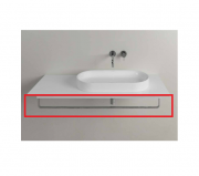 Полотенцедержатель для раковины Catalano Horizon 125 см хром	5PPC12500