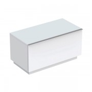 Шкафчик напольный Geberit iCon 89х47.2 см с одним выдвижным ящиком ДСП белый/матовое покрытие 841090000