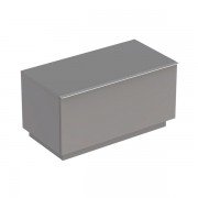 Шкафчик напольный Geberit iCon 89х47.2 см с одним выдвижным ящиком ДСП платиновый/высокоглянцевое покрытие 840092000