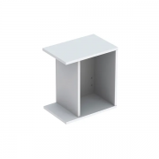 Шкафчик подвесной Geberit iCon 37х40 см с многофункциональным ящиком ДСП/оргстекло белый/матовое покрытие 841237000