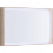 Дзеркало Geberit Citterio 88.4х58.4 см з підсвічуванням бежевий дуб/меламін деревна структура 500.572.JI.1