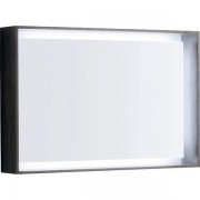 Дзеркало Geberit Citterio 88.4х58.4 см з підсвічуванням сіро-коричневий дуб/меламін деревна структура 500.572.JJ.1